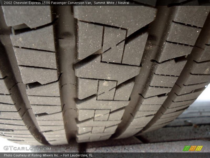 Summit White / Neutral 2002 Chevrolet Express 1500 Passenger Conversion Van