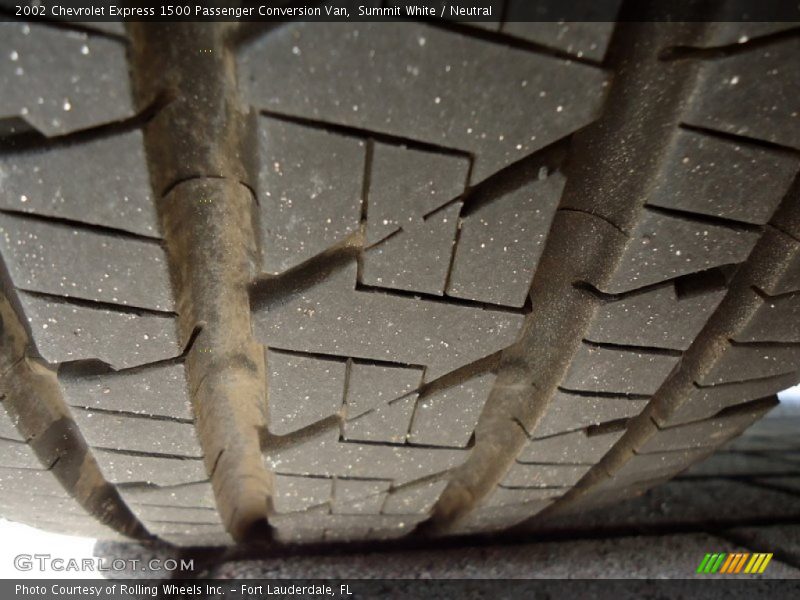 Summit White / Neutral 2002 Chevrolet Express 1500 Passenger Conversion Van
