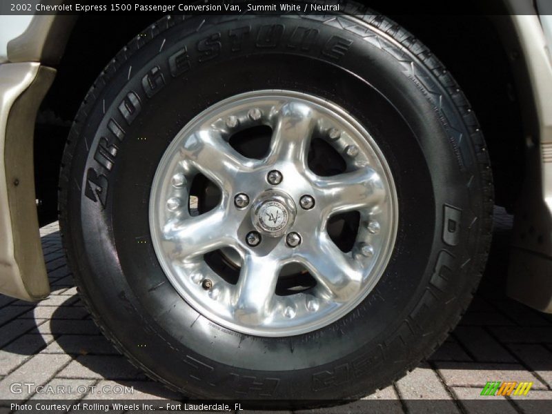 Summit White / Neutral 2002 Chevrolet Express 1500 Passenger Conversion Van