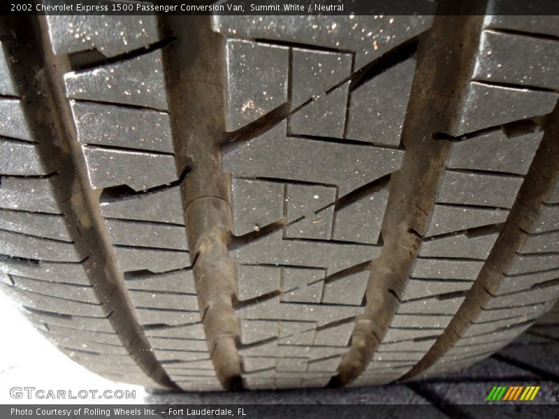 Summit White / Neutral 2002 Chevrolet Express 1500 Passenger Conversion Van