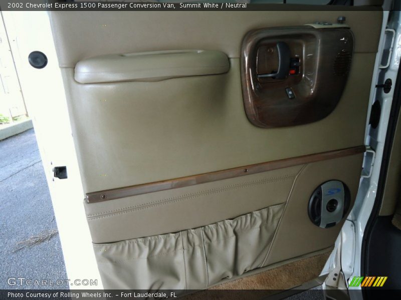 Summit White / Neutral 2002 Chevrolet Express 1500 Passenger Conversion Van