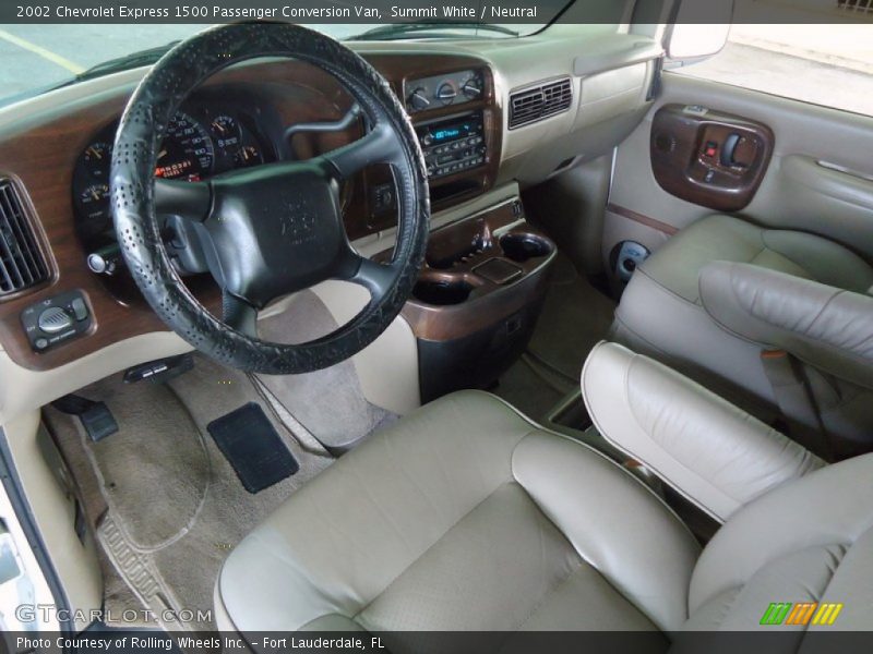 Neutral Interior - 2002 Express 1500 Passenger Conversion Van 