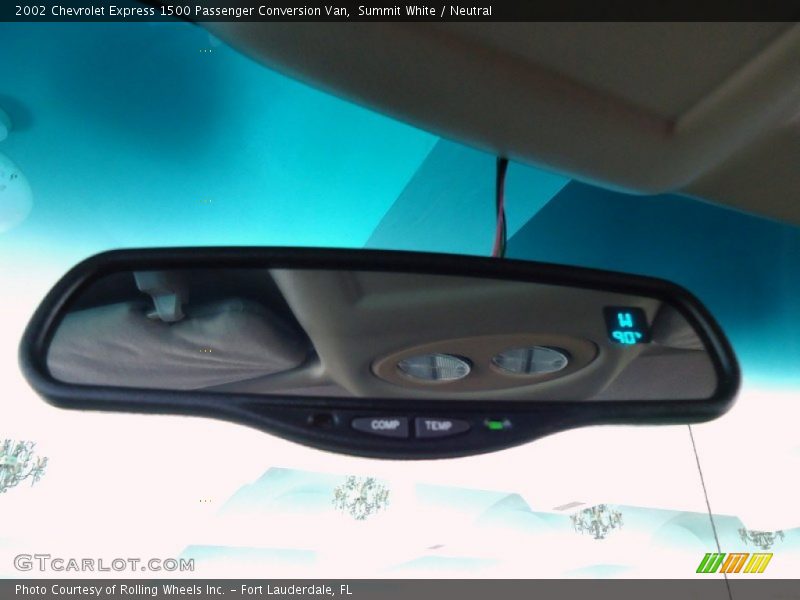 Summit White / Neutral 2002 Chevrolet Express 1500 Passenger Conversion Van