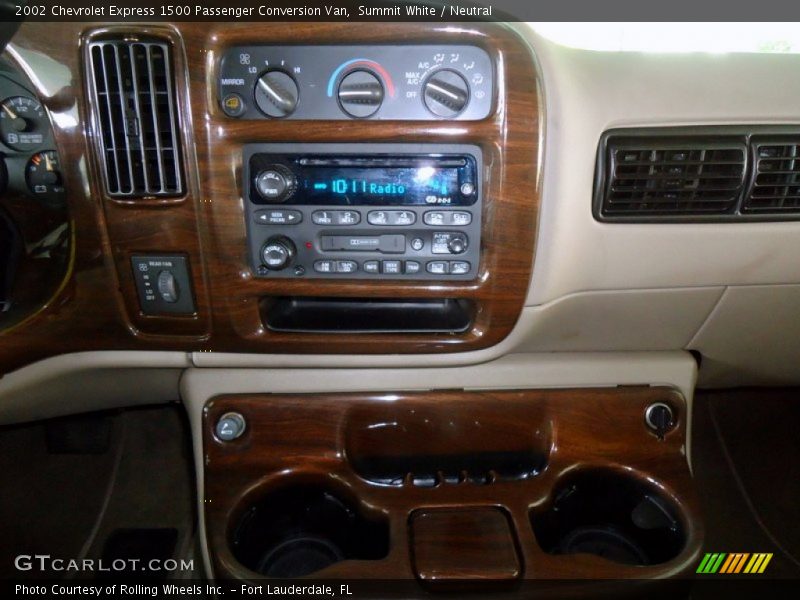 Controls of 2002 Express 1500 Passenger Conversion Van