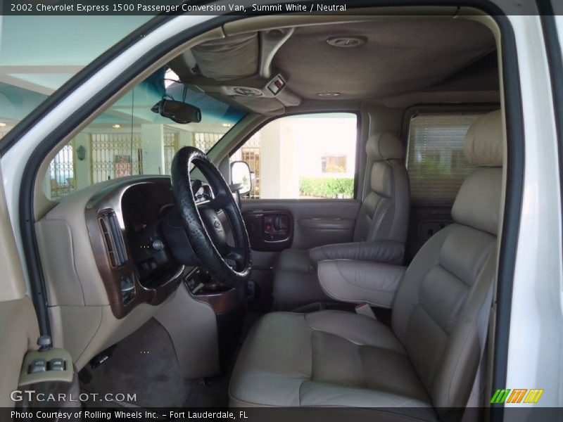  2002 Express 1500 Passenger Conversion Van Neutral Interior