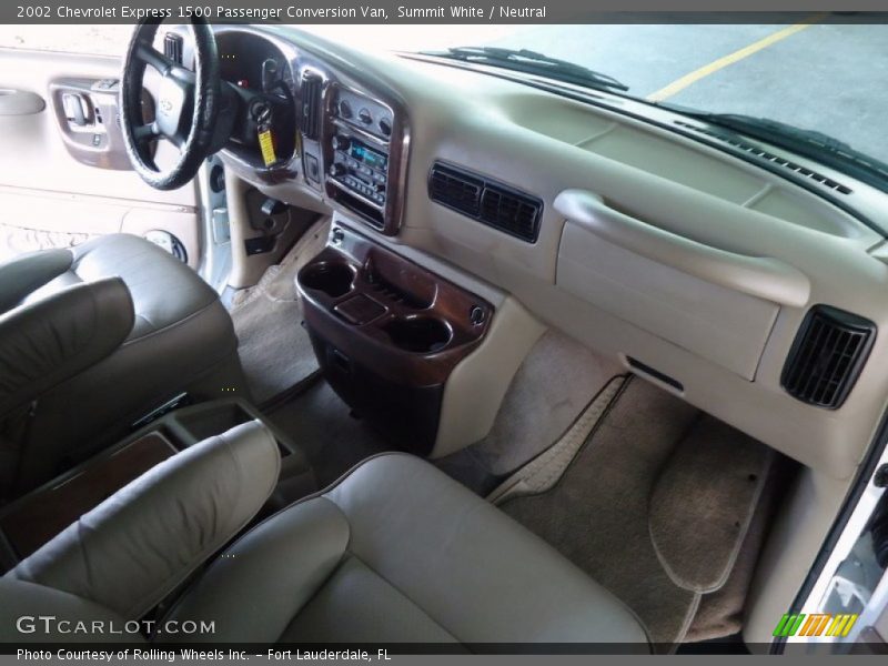 Dashboard of 2002 Express 1500 Passenger Conversion Van