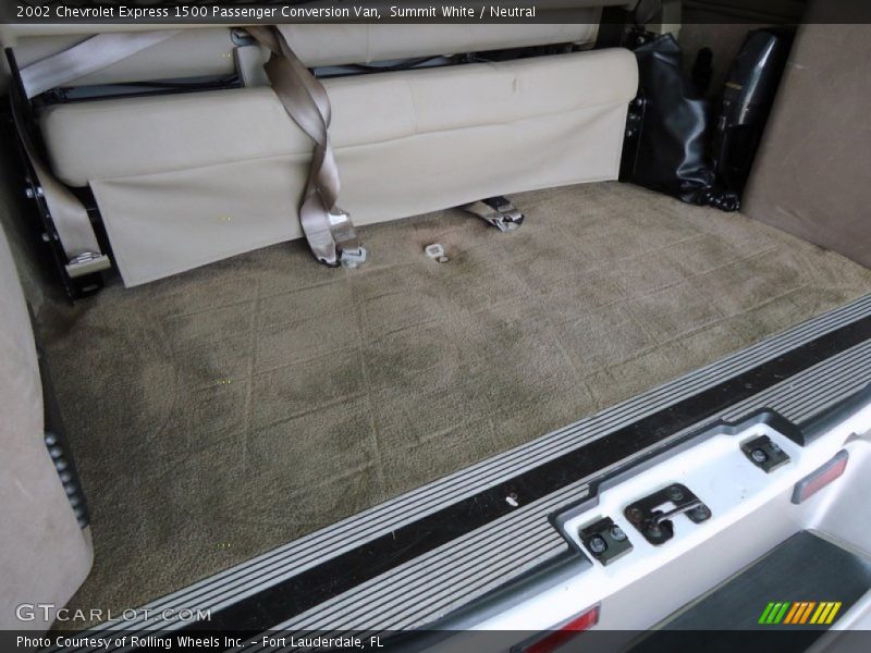  2002 Express 1500 Passenger Conversion Van Trunk
