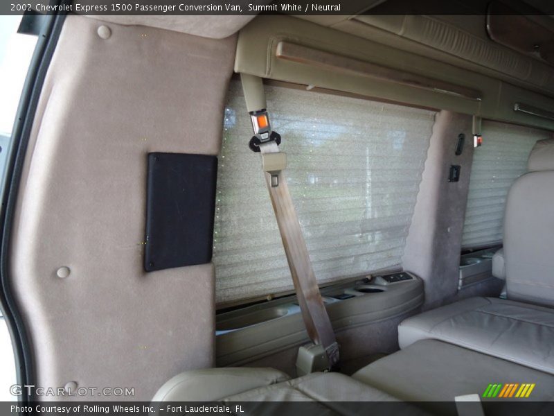 Summit White / Neutral 2002 Chevrolet Express 1500 Passenger Conversion Van