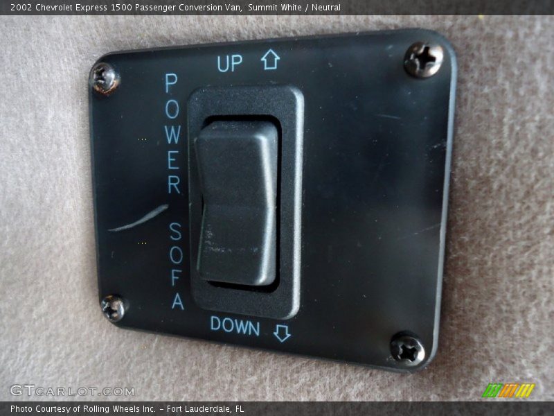 Summit White / Neutral 2002 Chevrolet Express 1500 Passenger Conversion Van