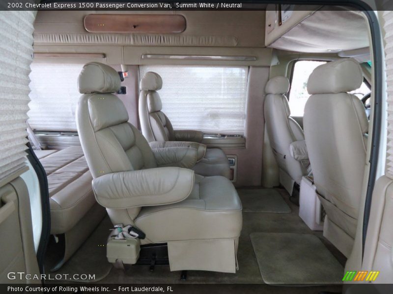 Rear Seat of 2002 Express 1500 Passenger Conversion Van