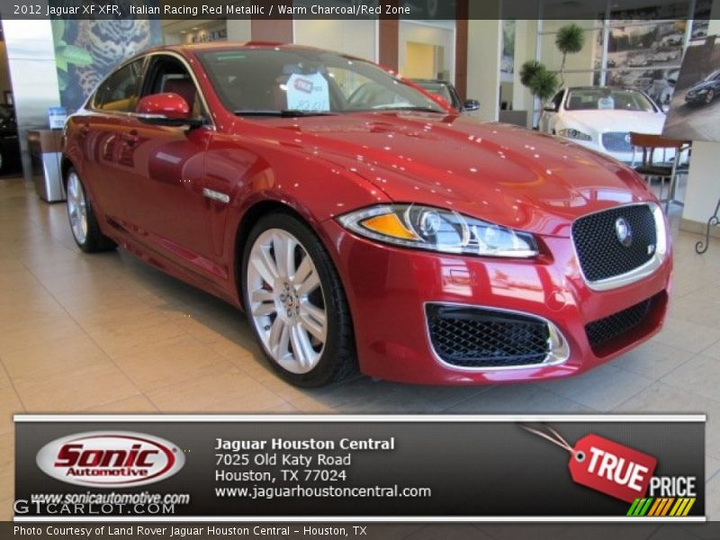 Italian Racing Red Metallic / Warm Charcoal/Red Zone 2012 Jaguar XF XFR
