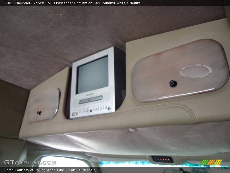 Summit White / Neutral 2002 Chevrolet Express 1500 Passenger Conversion Van