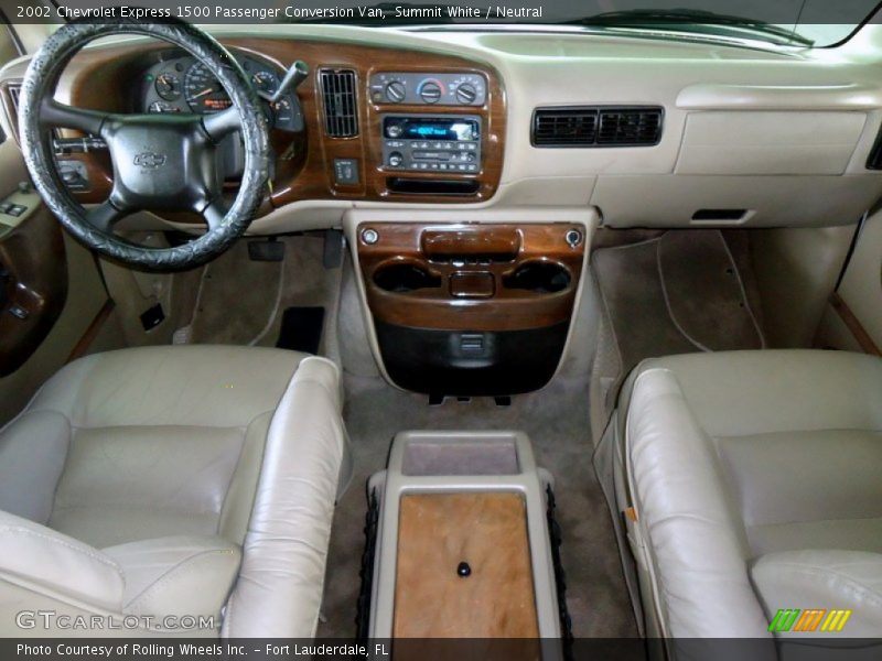 Dashboard of 2002 Express 1500 Passenger Conversion Van