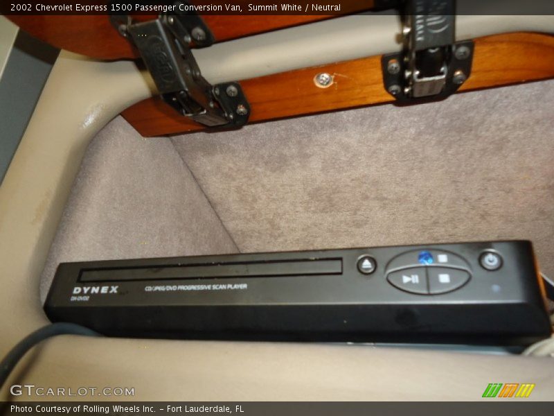 Summit White / Neutral 2002 Chevrolet Express 1500 Passenger Conversion Van