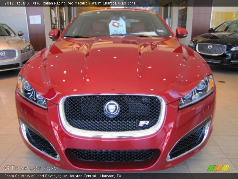 Italian Racing Red Metallic / Warm Charcoal/Red Zone 2012 Jaguar XF XFR