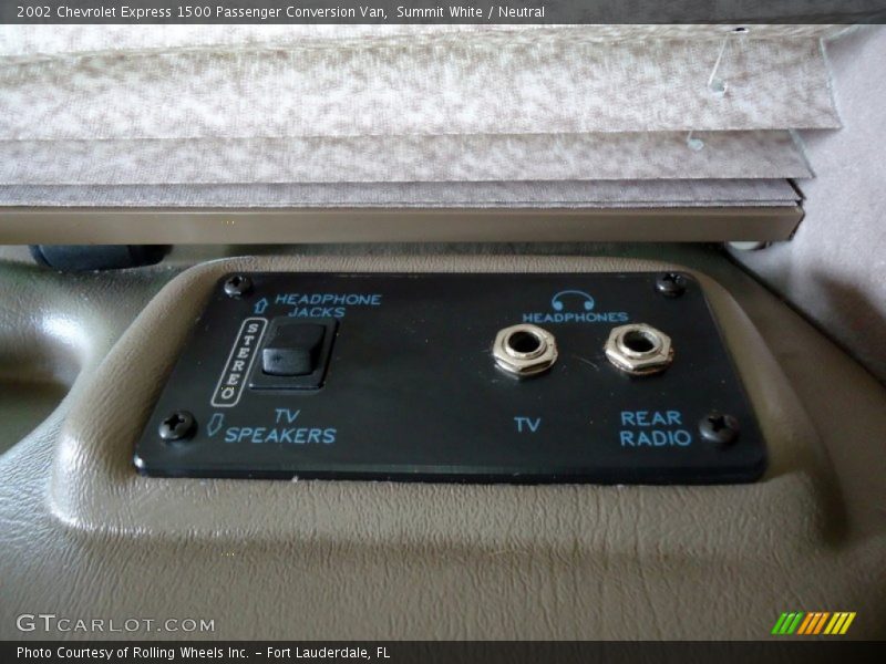 Summit White / Neutral 2002 Chevrolet Express 1500 Passenger Conversion Van
