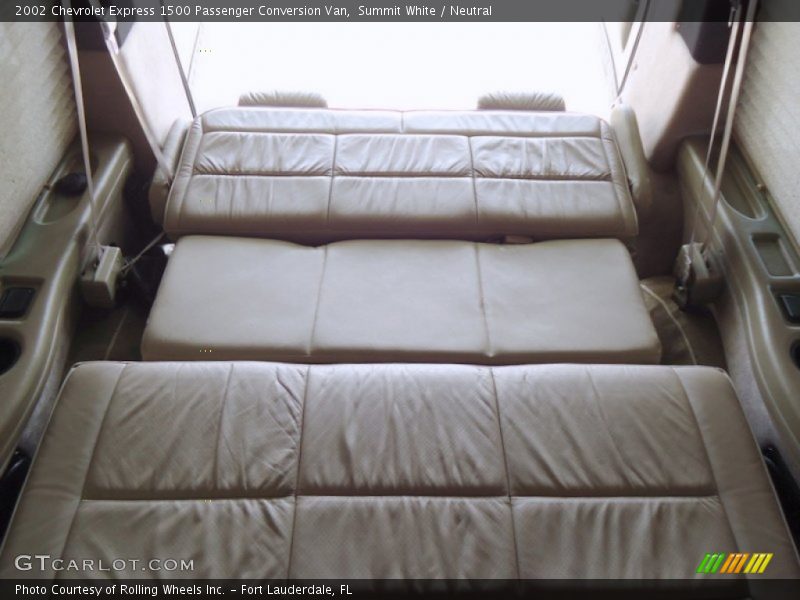 Summit White / Neutral 2002 Chevrolet Express 1500 Passenger Conversion Van