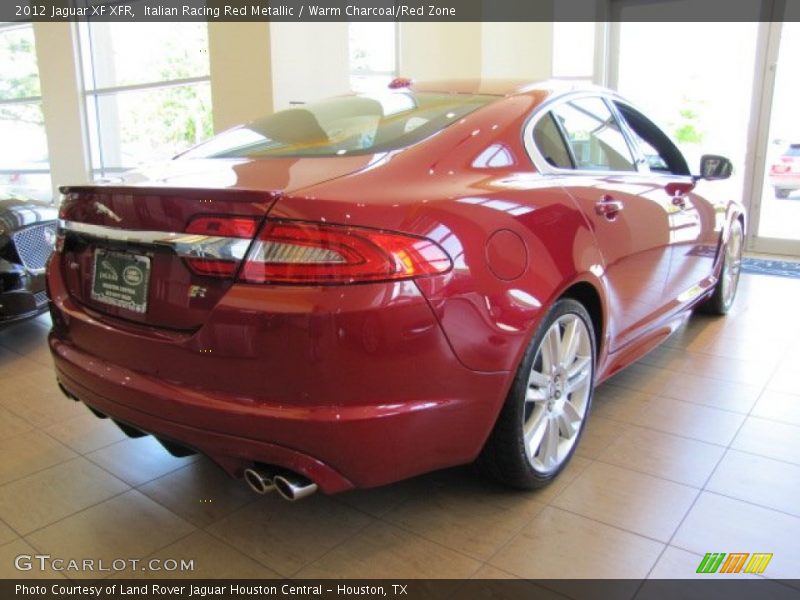 Italian Racing Red Metallic / Warm Charcoal/Red Zone 2012 Jaguar XF XFR