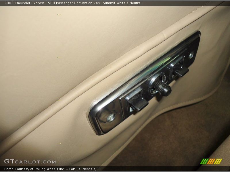 Summit White / Neutral 2002 Chevrolet Express 1500 Passenger Conversion Van