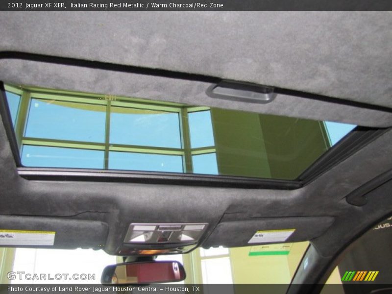 Italian Racing Red Metallic / Warm Charcoal/Red Zone 2012 Jaguar XF XFR