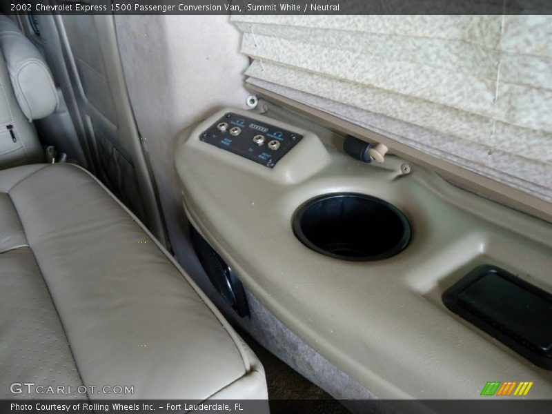 Summit White / Neutral 2002 Chevrolet Express 1500 Passenger Conversion Van