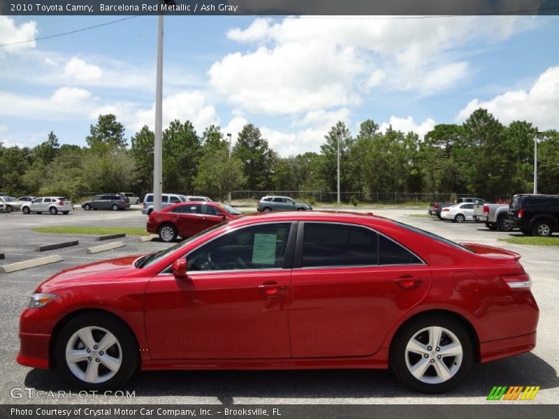 Barcelona Red Metallic / Ash Gray 2010 Toyota Camry