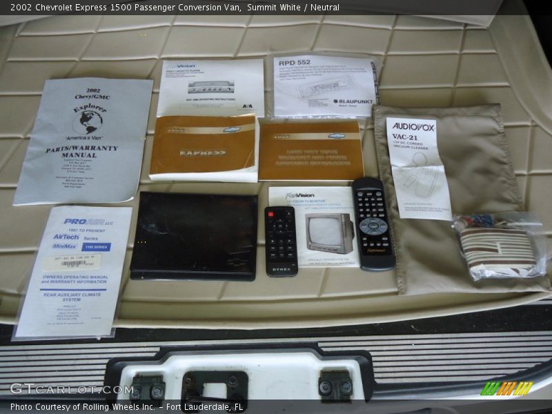 Books/Manuals of 2002 Express 1500 Passenger Conversion Van