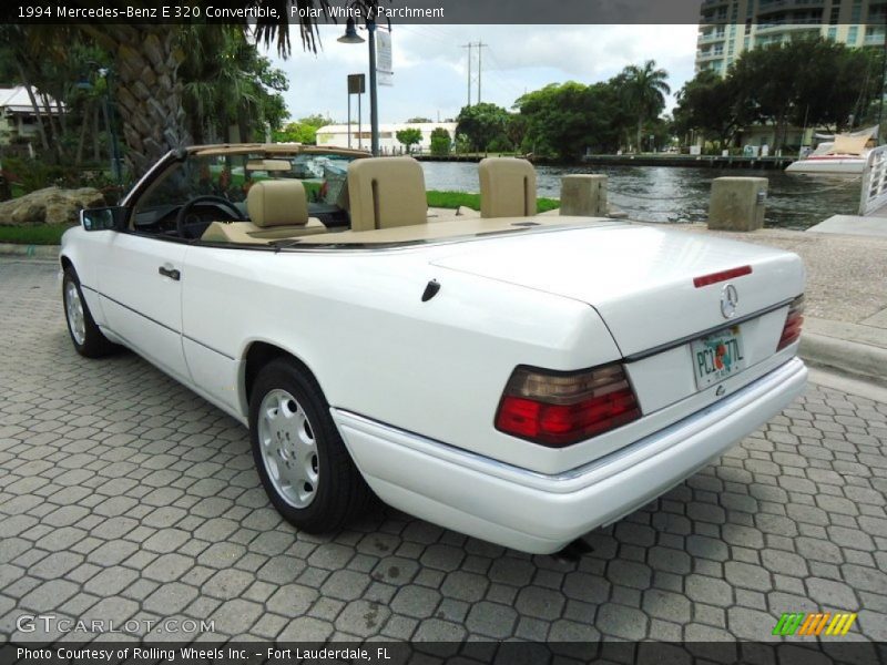 Polar White / Parchment 1994 Mercedes-Benz E 320 Convertible