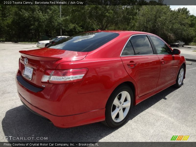 Barcelona Red Metallic / Ash Gray 2010 Toyota Camry