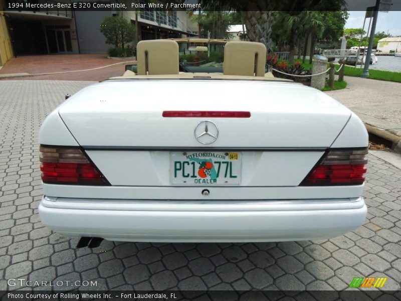 Polar White / Parchment 1994 Mercedes-Benz E 320 Convertible