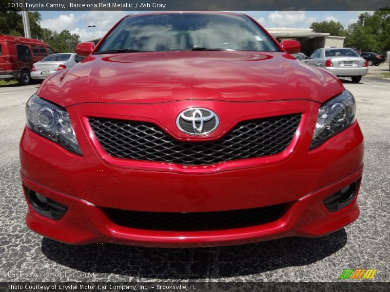 Barcelona Red Metallic / Ash Gray 2010 Toyota Camry