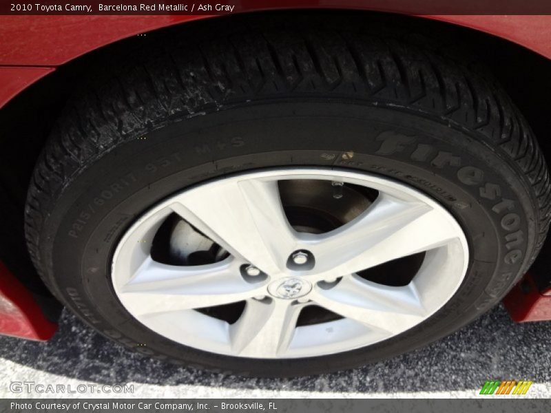Barcelona Red Metallic / Ash Gray 2010 Toyota Camry