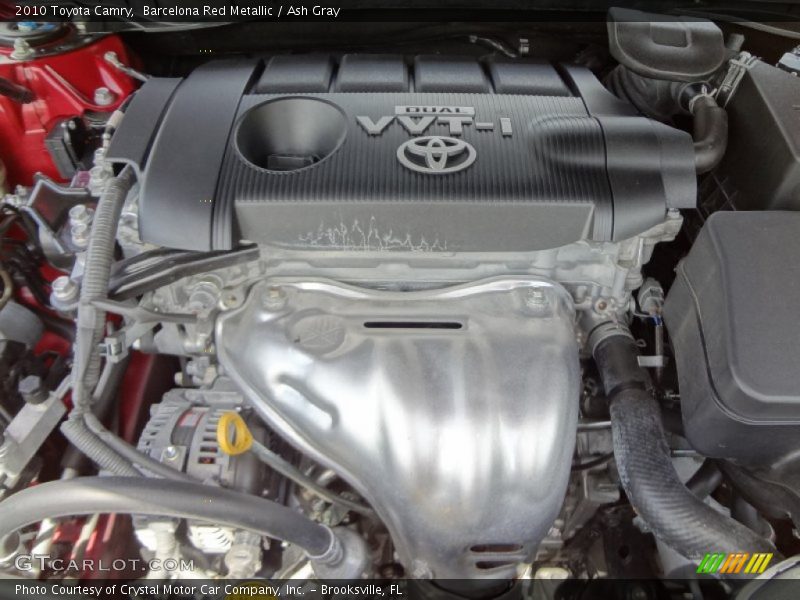 Barcelona Red Metallic / Ash Gray 2010 Toyota Camry