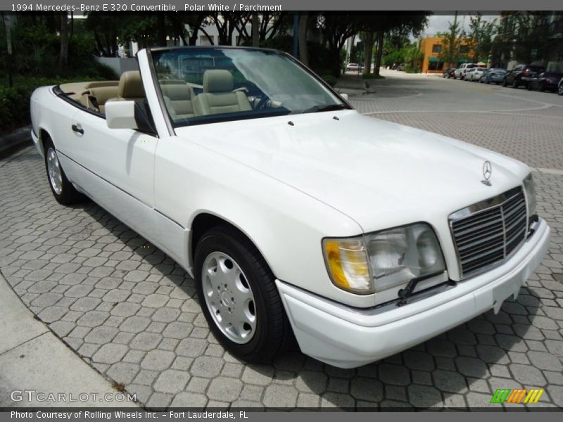 Front 3/4 View of 1994 E 320 Convertible