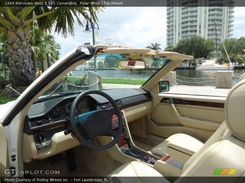 Polar White / Parchment 1994 Mercedes-Benz E 320 Convertible