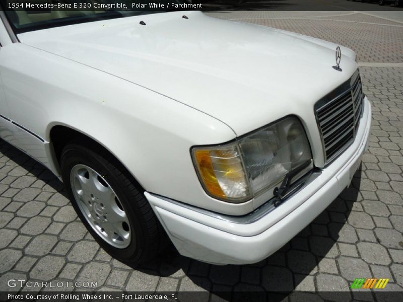 Polar White / Parchment 1994 Mercedes-Benz E 320 Convertible