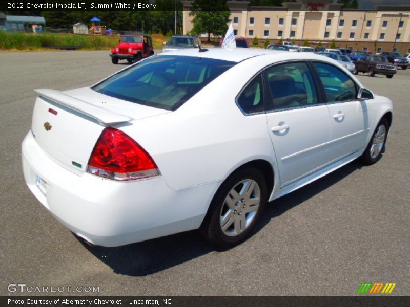 Summit White / Ebony 2012 Chevrolet Impala LT