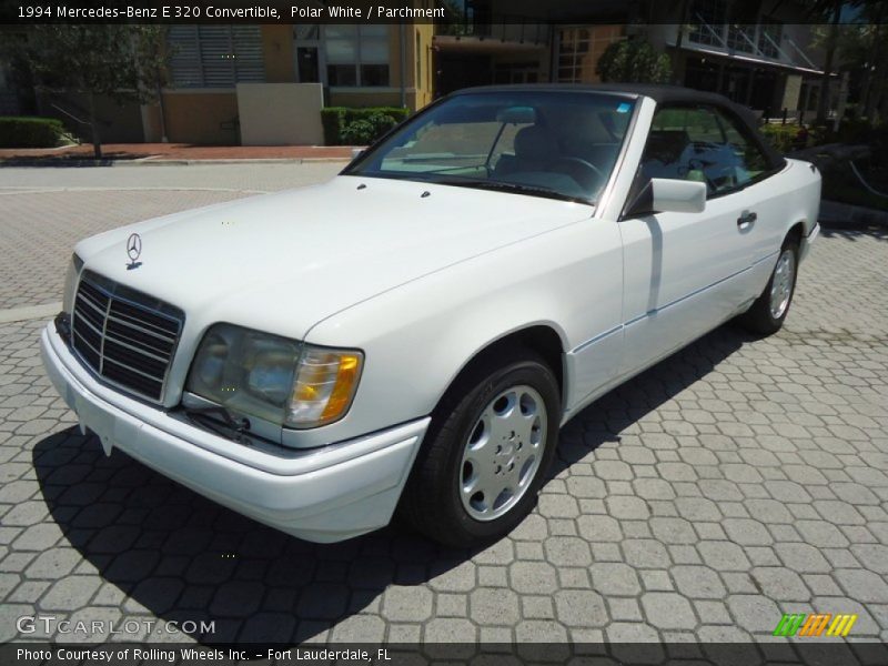 Polar White / Parchment 1994 Mercedes-Benz E 320 Convertible