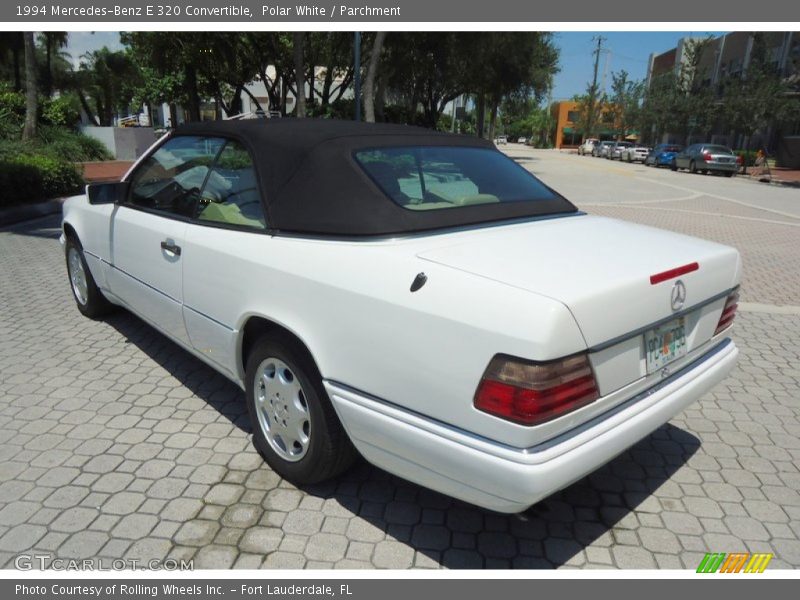 Polar White / Parchment 1994 Mercedes-Benz E 320 Convertible