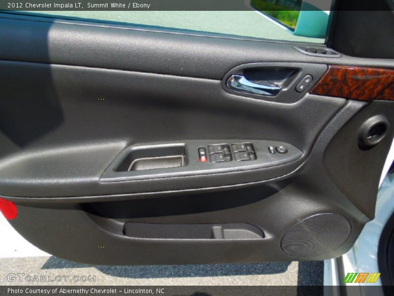 Summit White / Ebony 2012 Chevrolet Impala LT