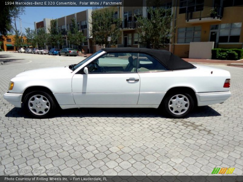 Polar White / Parchment 1994 Mercedes-Benz E 320 Convertible