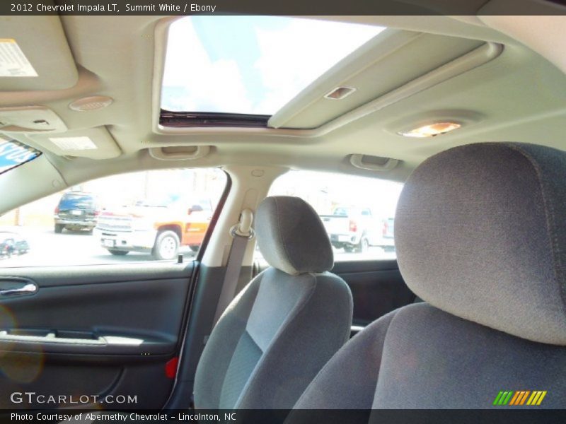 Summit White / Ebony 2012 Chevrolet Impala LT