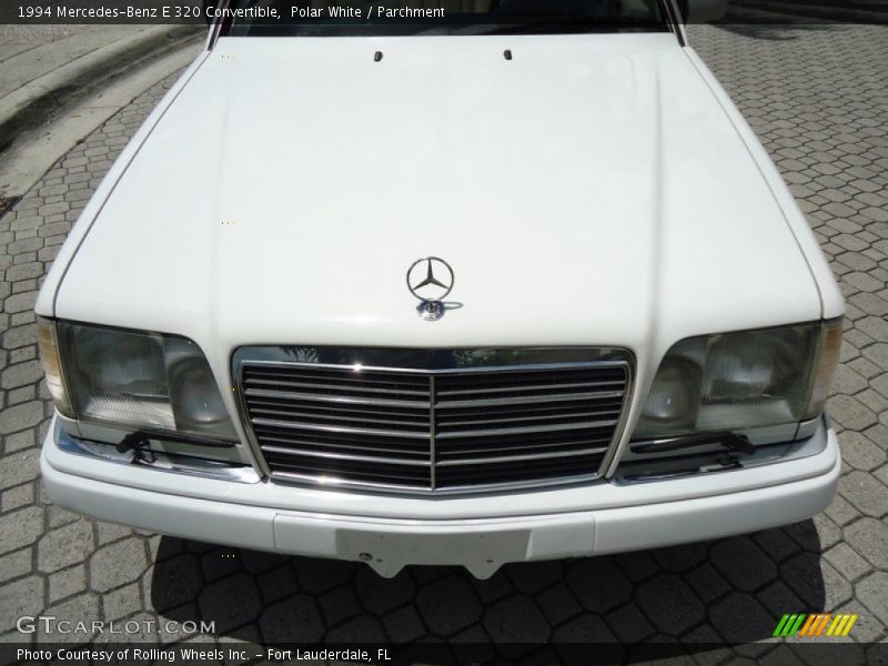 Polar White / Parchment 1994 Mercedes-Benz E 320 Convertible