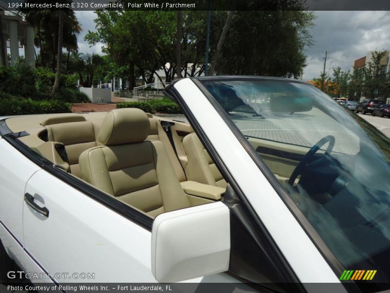 Polar White / Parchment 1994 Mercedes-Benz E 320 Convertible