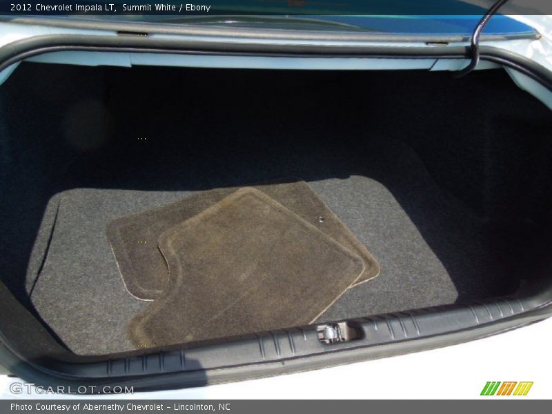 Summit White / Ebony 2012 Chevrolet Impala LT