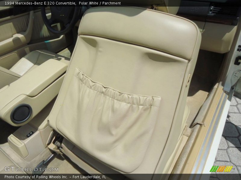 Polar White / Parchment 1994 Mercedes-Benz E 320 Convertible