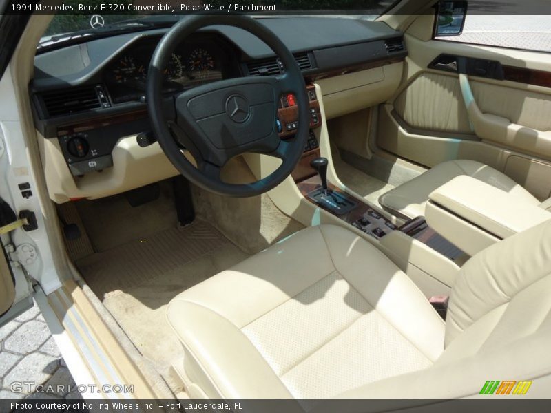 Parchment Interior - 1994 E 320 Convertible 