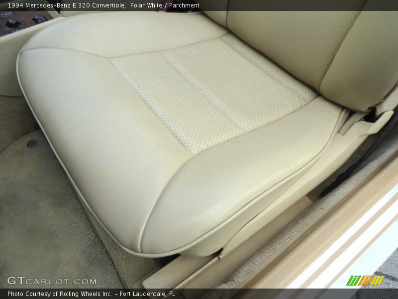 Polar White / Parchment 1994 Mercedes-Benz E 320 Convertible