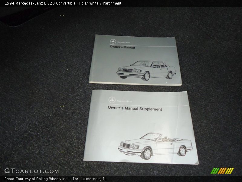 Books/Manuals of 1994 E 320 Convertible