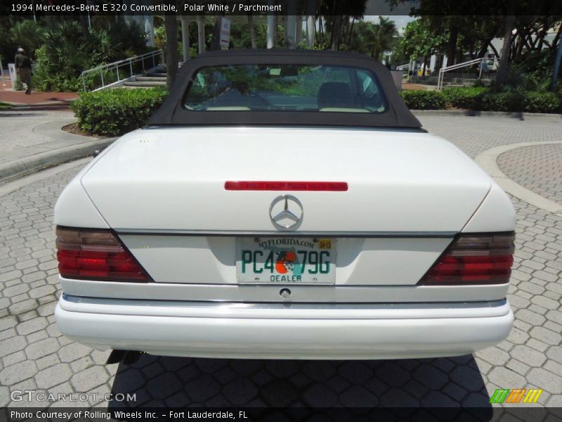 Polar White / Parchment 1994 Mercedes-Benz E 320 Convertible